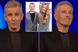 Patrick Kielty fights back tears as he makes emotional statement upon TV return after Cat Deeley marriage split: ‘Never alone’