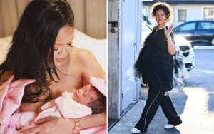 Rihanna welcomes first daughter in adorable post as singer shares unique name of third child