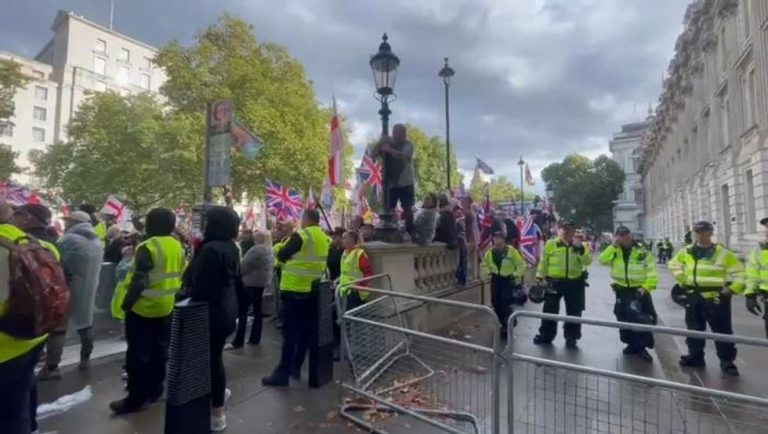 James singer Tim Booth issues ‘disgusted’ statement as he condemns use of song on Tommy Robinson Unite the Kingdom footage