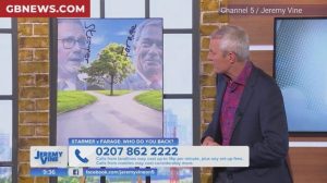Channel 5 Vine fans fume at ‘hysterical far-Left in full flow’ as caller compares Farage to HITLER in ‘disgusting’ rant